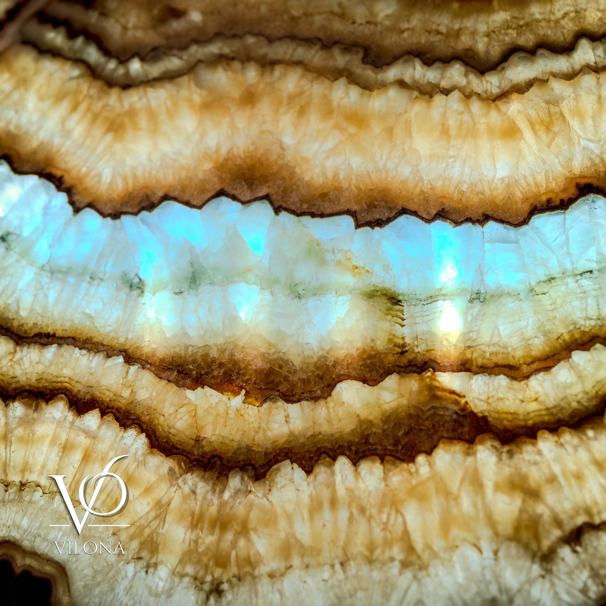Aqua Onyx Wall Panels Quad (Set #3)