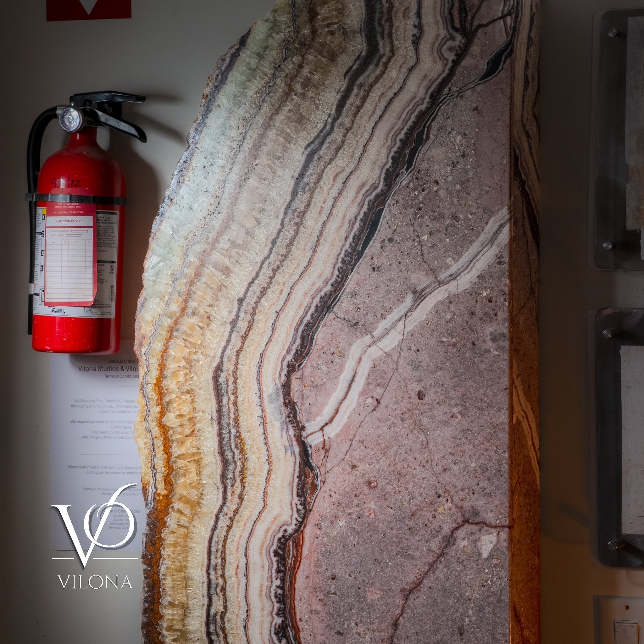 Aqua Onyx Wall Panels (Set #1 Live Edge)