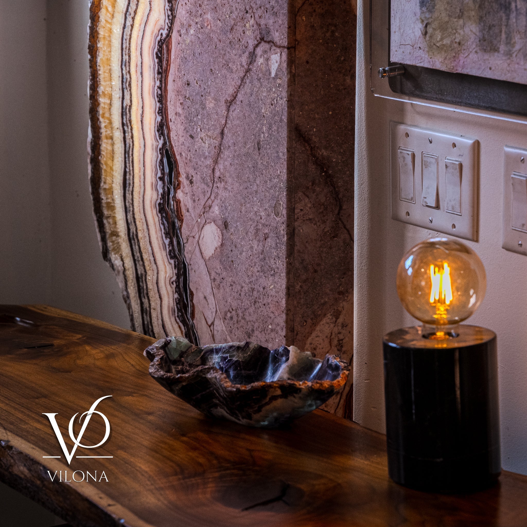 Aqua Onyx Wall Panels (Set #1 Live Edge)