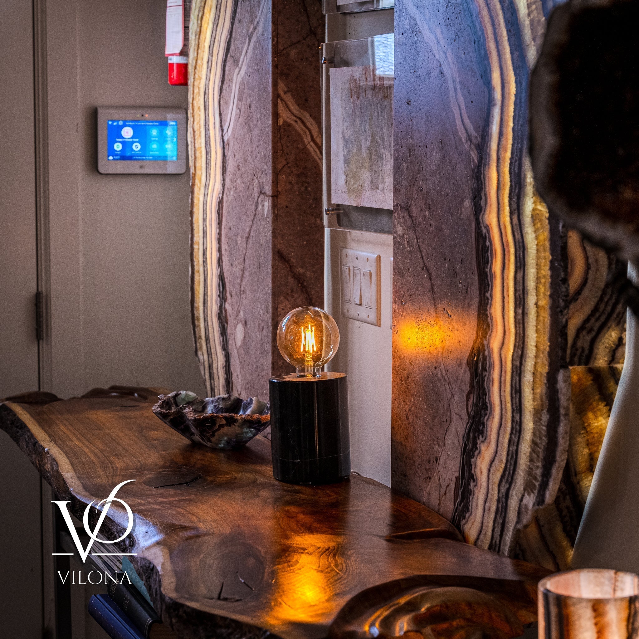 Aqua Onyx Wall Panels (Set #1 Live Edge)