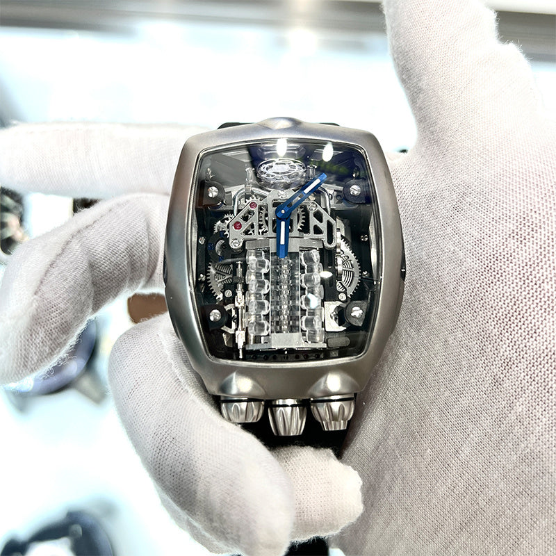 Cylinder Engine Multi-function Watch For Men