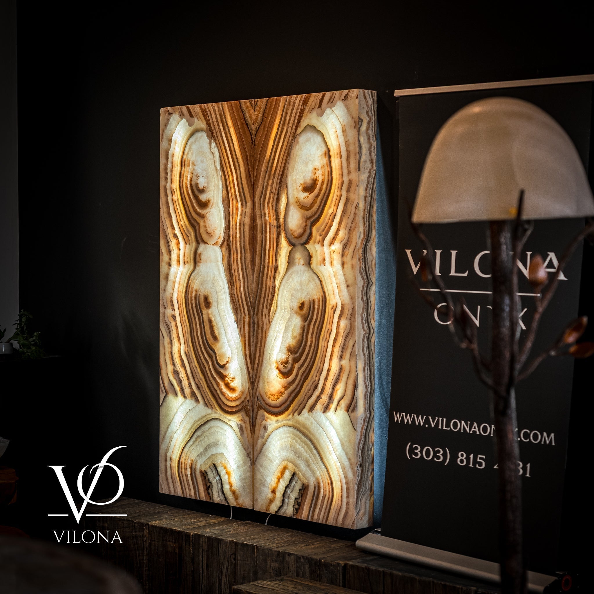 Exotic Sahara Onyx Wall Panels (Set #5) Style 2