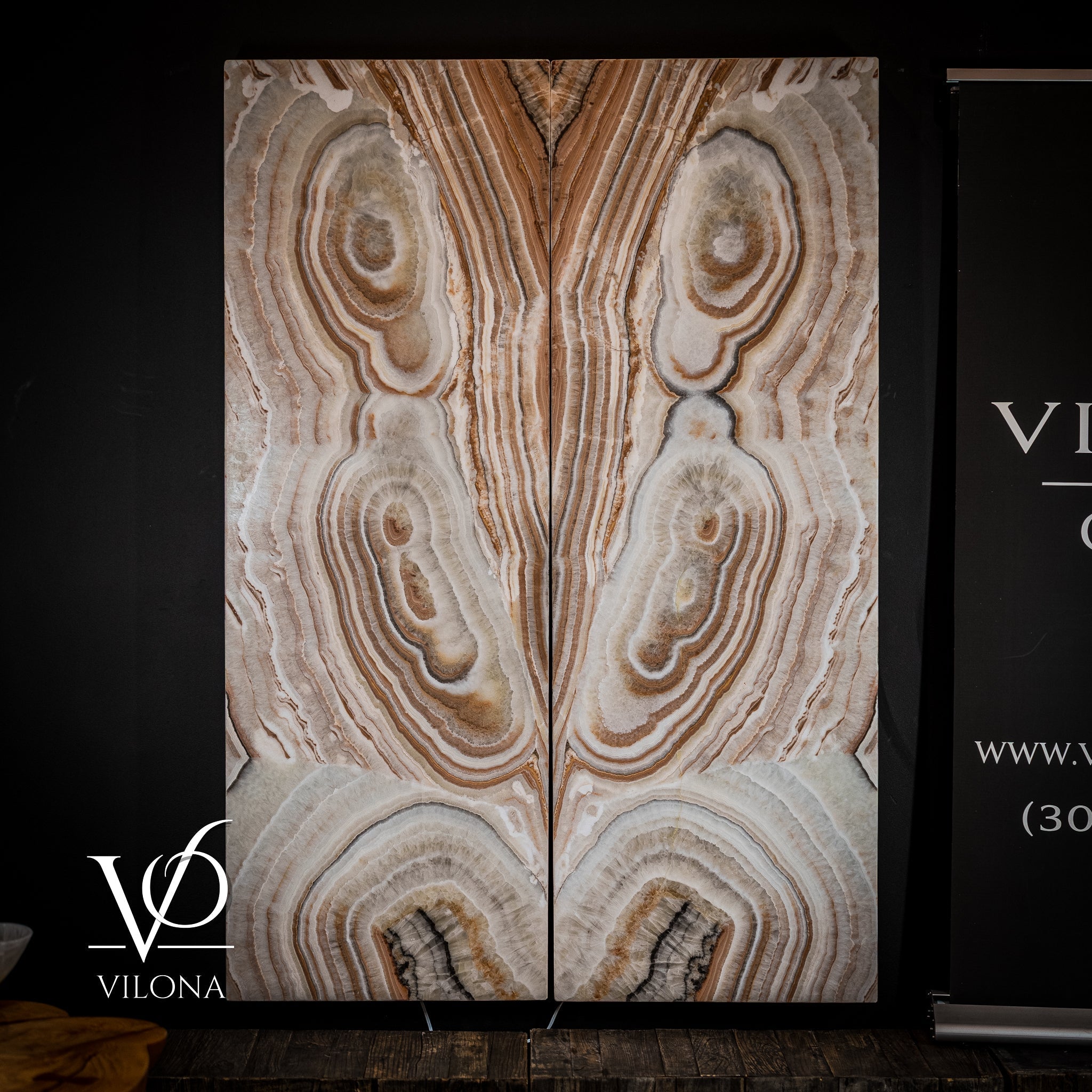 Exotic Sahara Onyx Wall Panels (Set #5) Style 2
