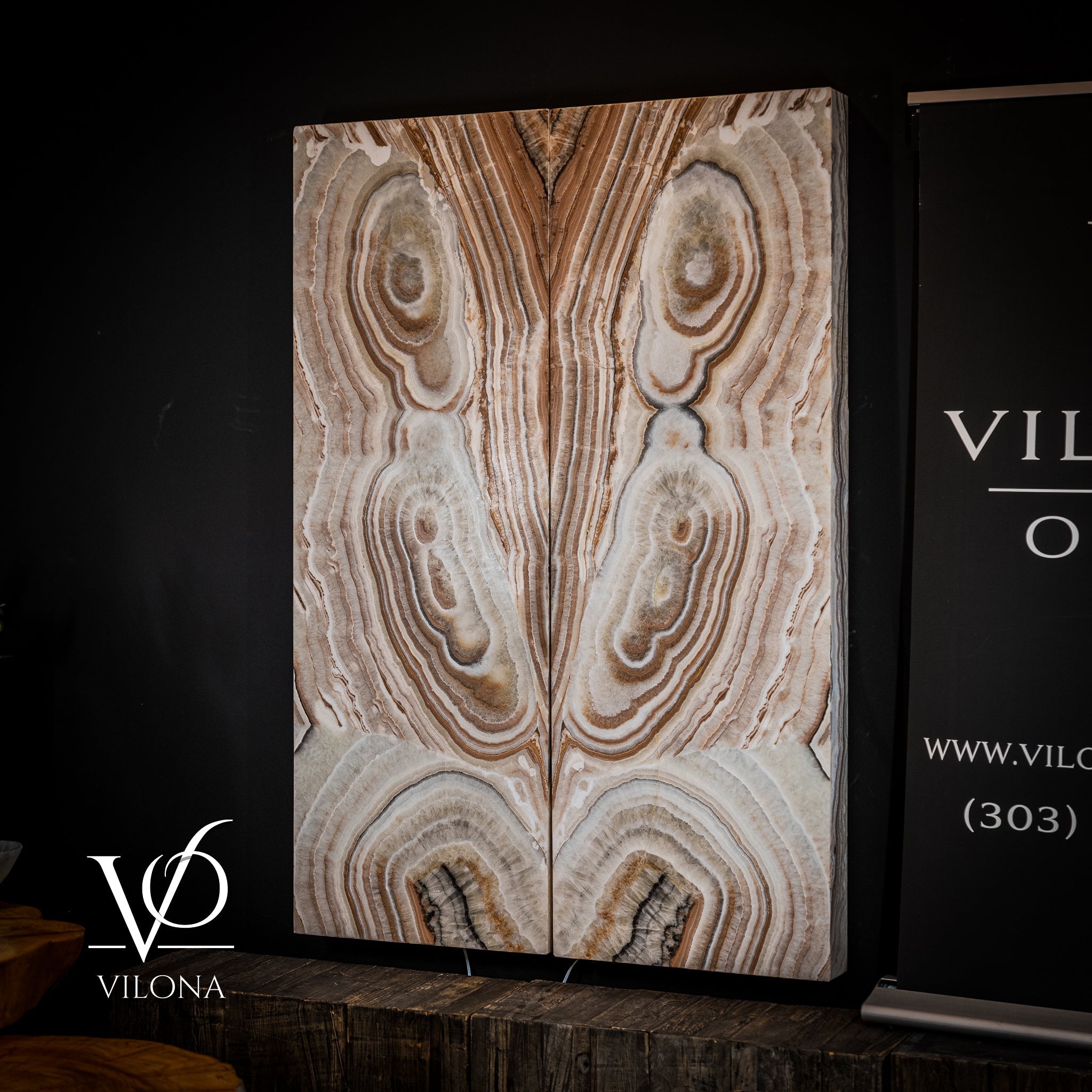 Exotic Sahara Onyx Wall Panels (Set #5) Style 2