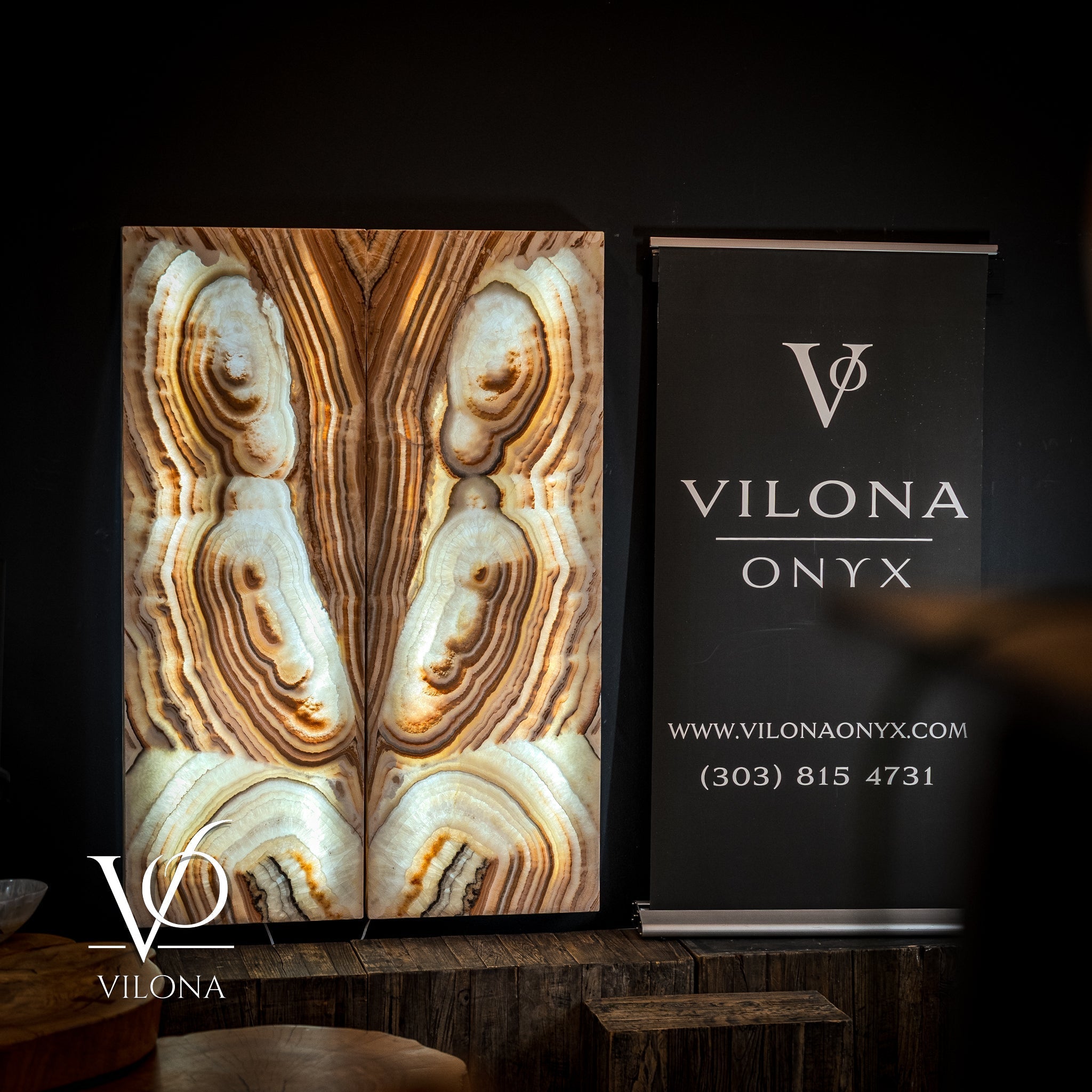 Exotic Sahara Onyx Wall Panels (Set #5) Style 2