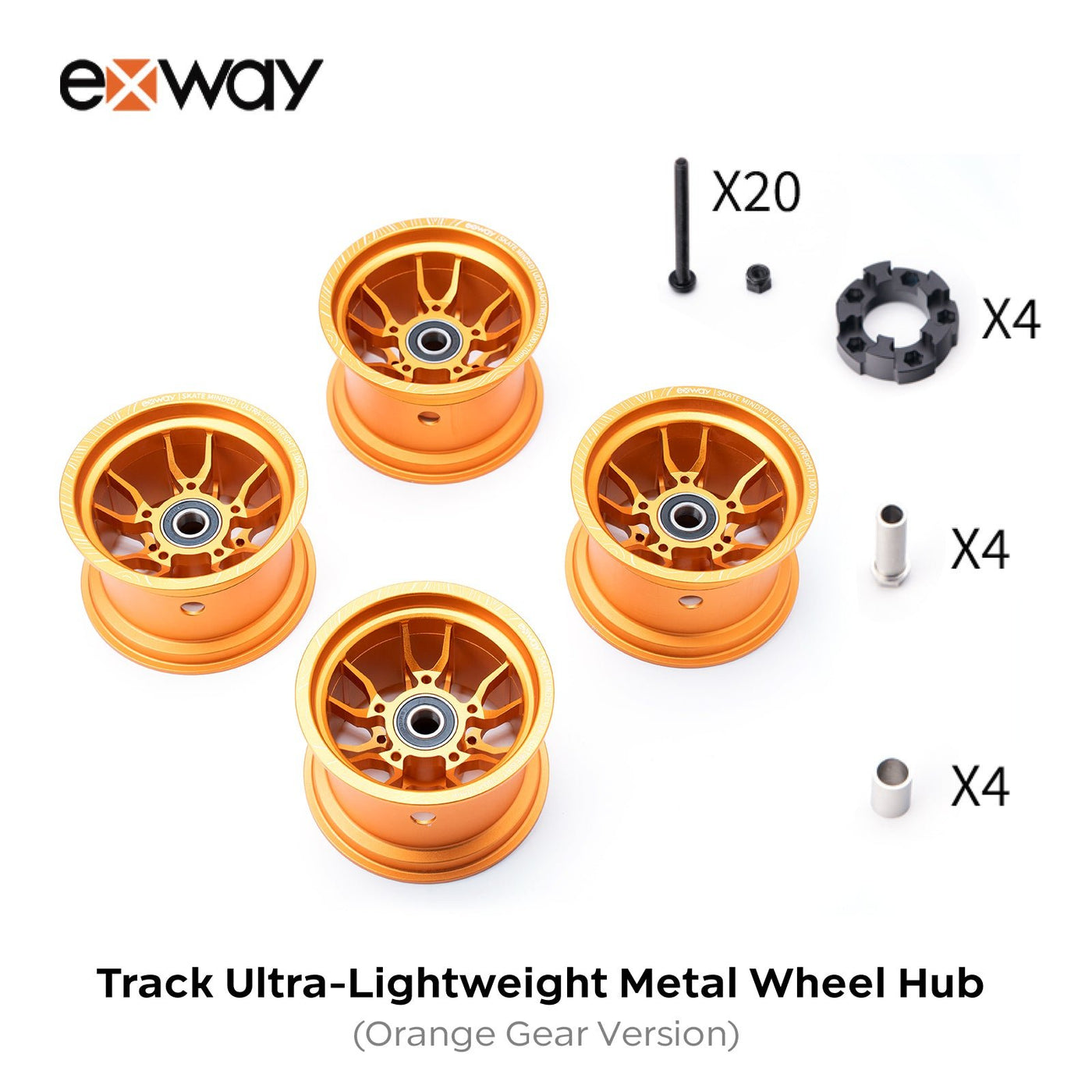 Exway ACE Track Series H78 Ultra-Lightweight Metal Wheel Hub