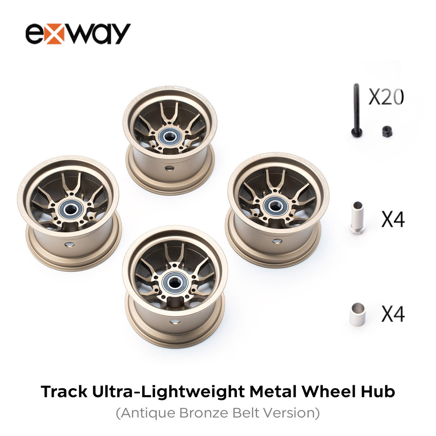 Exway ACE Track Series H78 Ultra-Lightweight Metal Wheel Hub