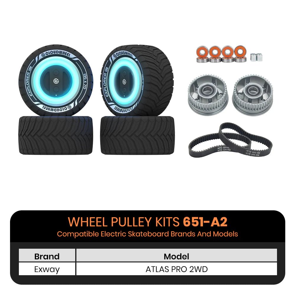 EXWAY * CLOUDWHEEL Explorer 135mm Wheels