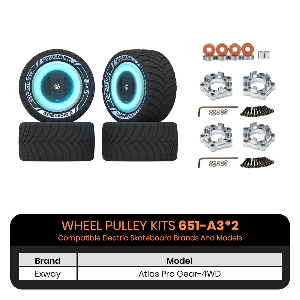 EXWAY * CLOUDWHEEL Explorer 135mm Wheels