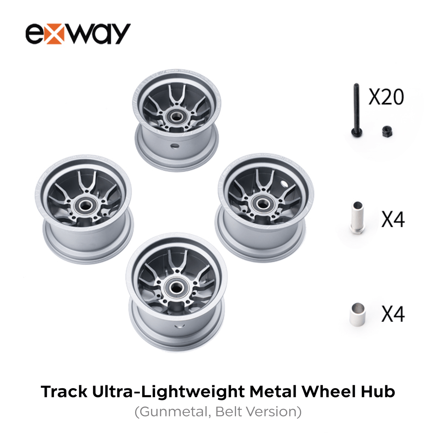 Exway ACE Track Series H78 Ultra-Lightweight Metal Wheel Hub