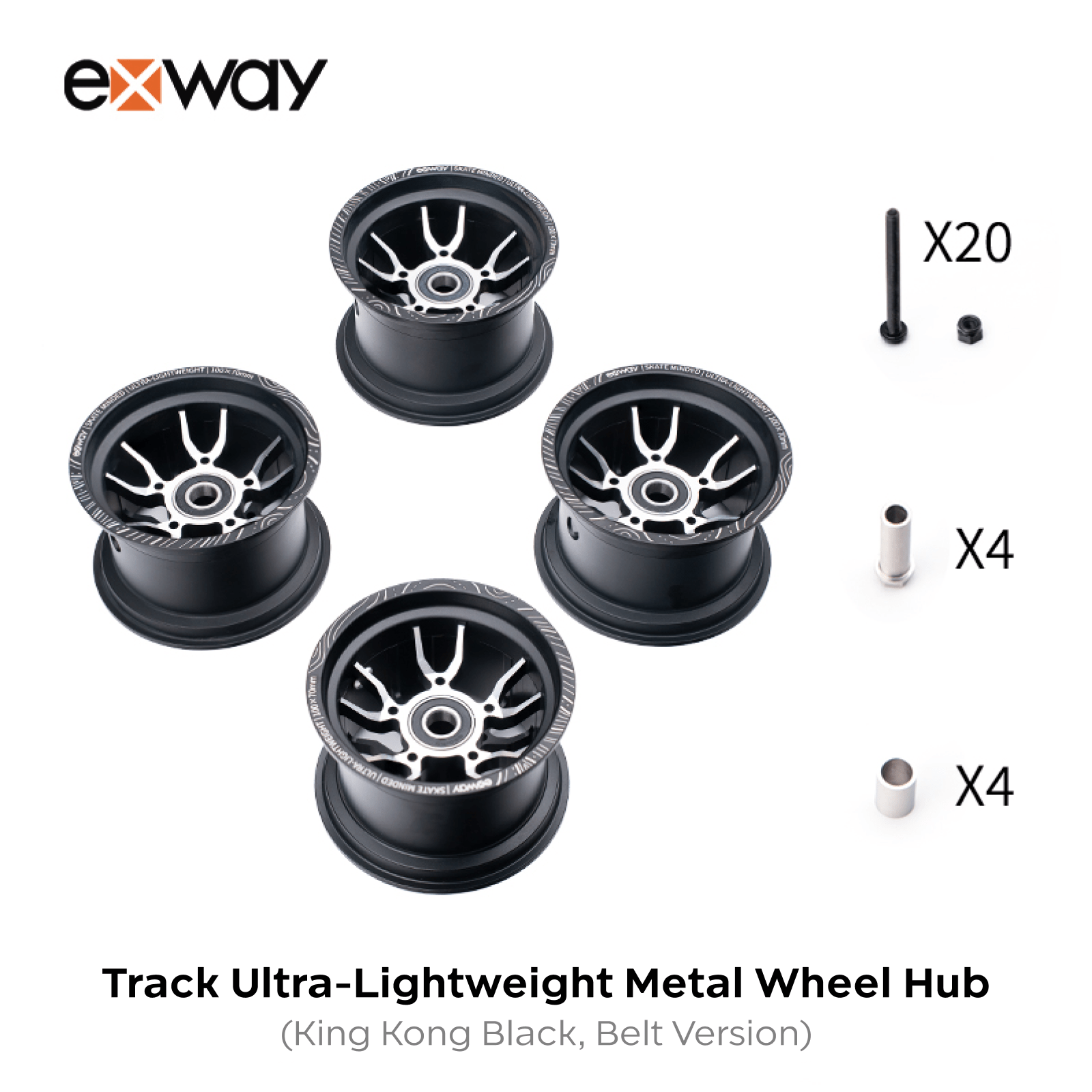 Exway ACE Track Series H78 Ultra-Lightweight Metal Wheel Hub