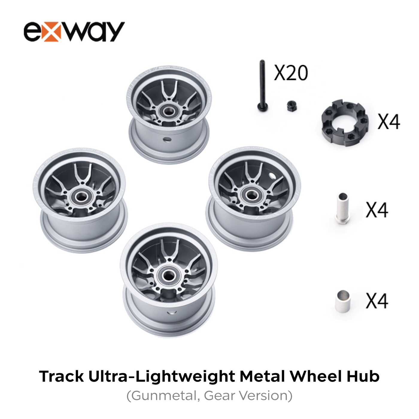 Exway ACE Track Series H78 Ultra-Lightweight Metal Wheel Hub