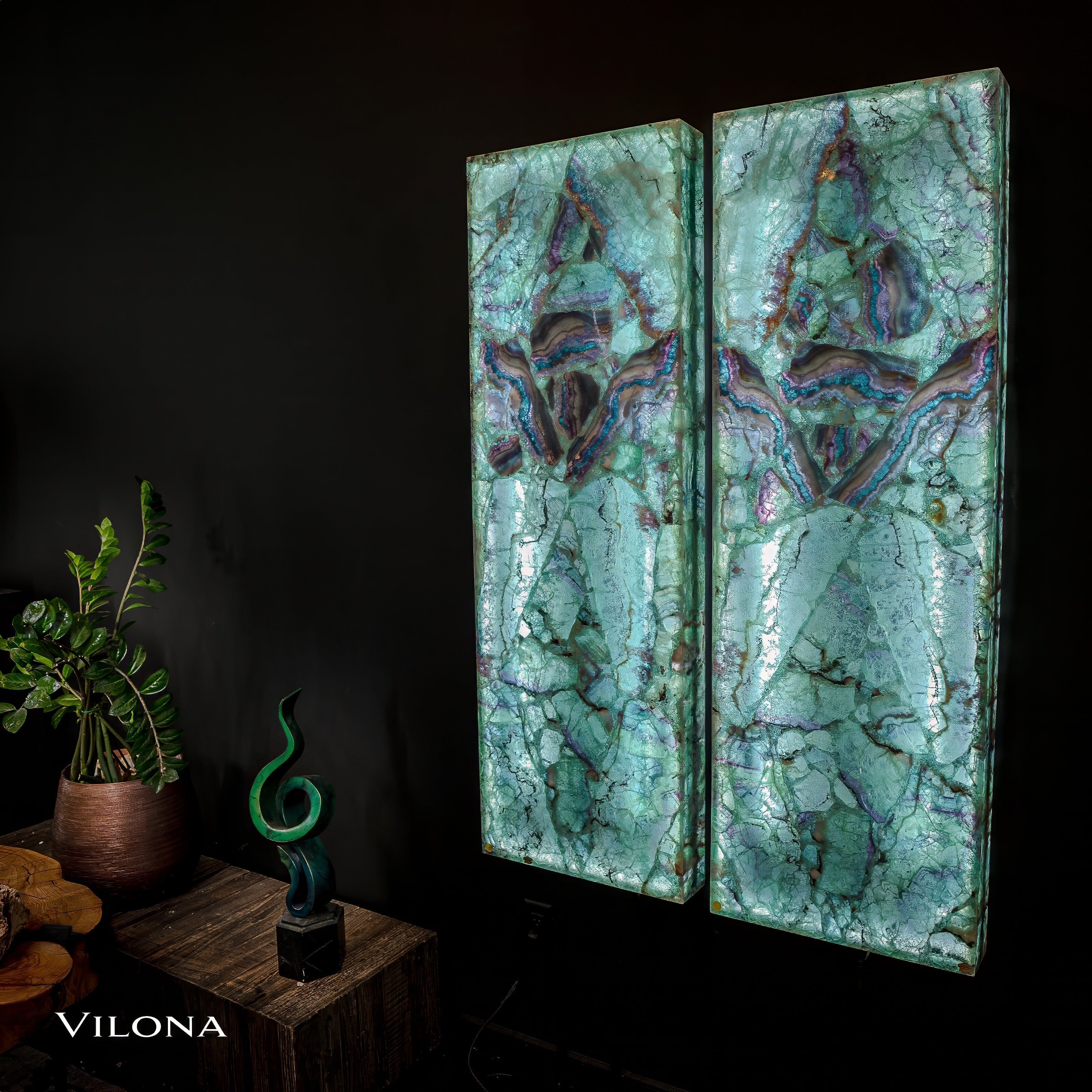 Fluorite Crystal Wall Panels (3/7)