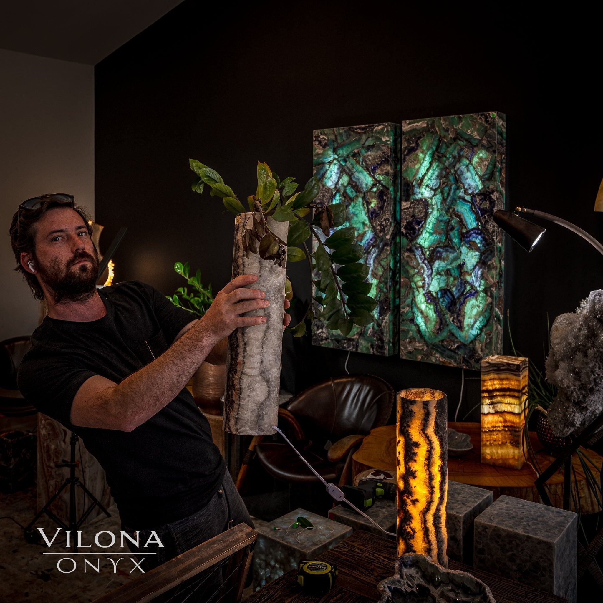 Fluorite Crystal Wall Panels (Set #7)