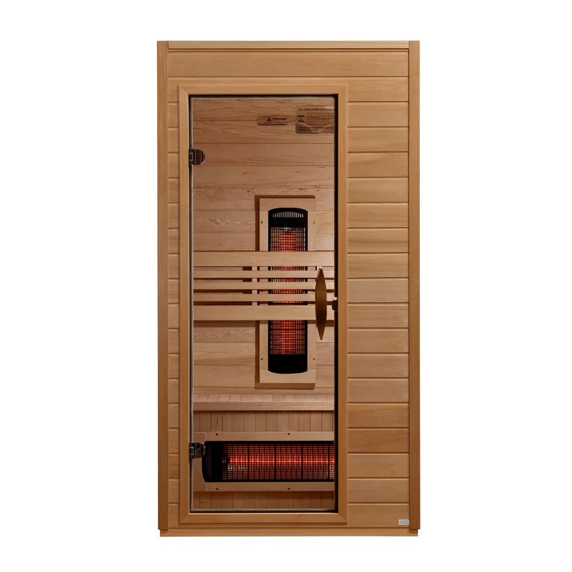 Dynamic Santorini 1-2 Person Full Spectrum Near Zero EMF FAR IR Sauna