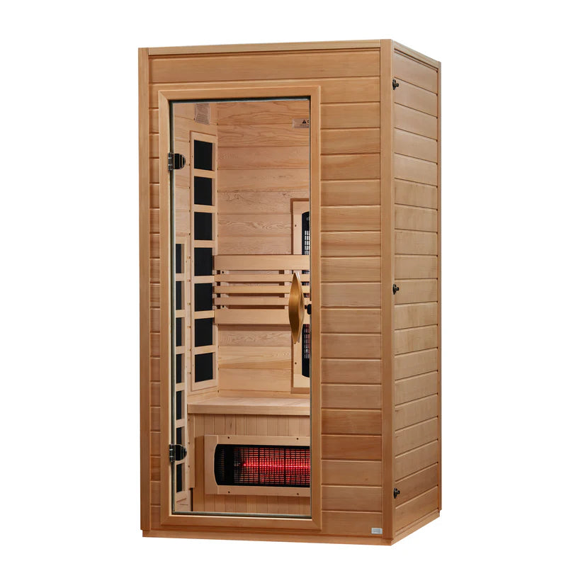 Dynamic Santorini 1-2 Person Full Spectrum Near Zero EMF FAR IR Sauna