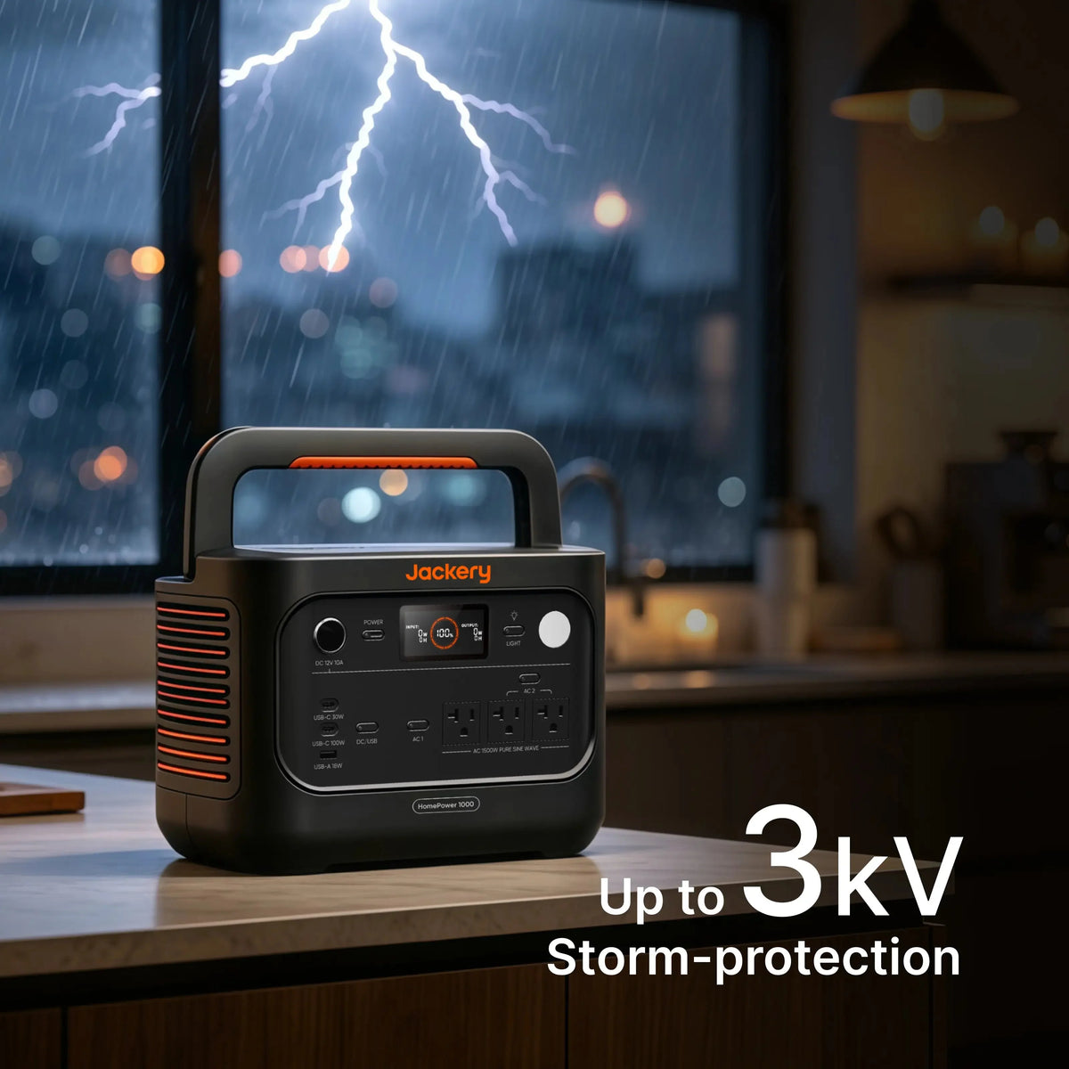 Jackery HomePower 1000 v2 Solar Generator – 1*HP1000 V2 + 1*200W Solar Panel