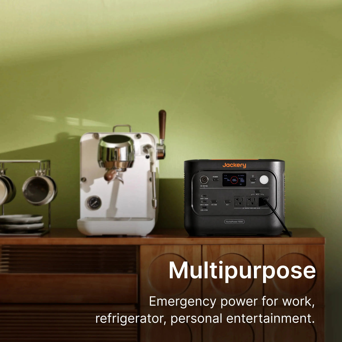 Jackery HomePower 1000 v2 – 1024Wh Capacity | 1500W | 3kV Surge Protection