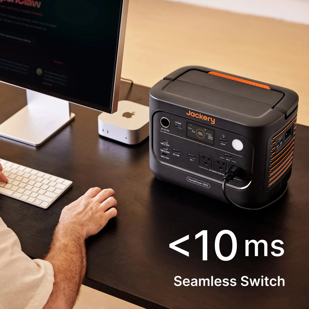 Jackery HomePower 1000 v2 Solar Generator – 1*HP1000 V2 + 1*200W Solar Panel