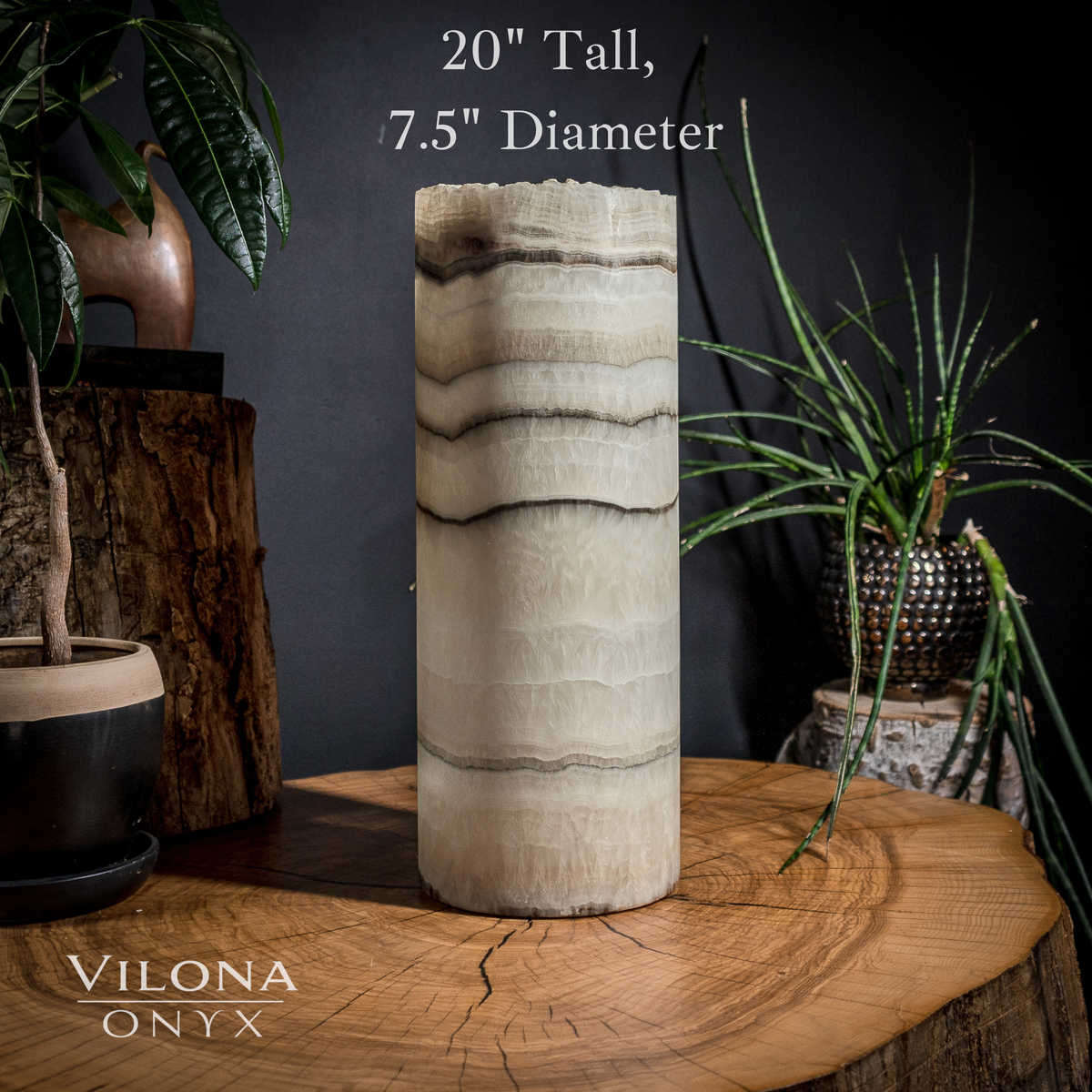 Ice Onyx Lamp (Medium Table Lamp #1)
