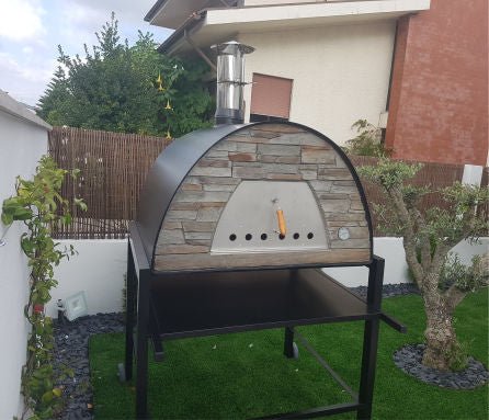 MAXIMUS PRIME LARGE PORTABLE PIZZA OVEN BLACK