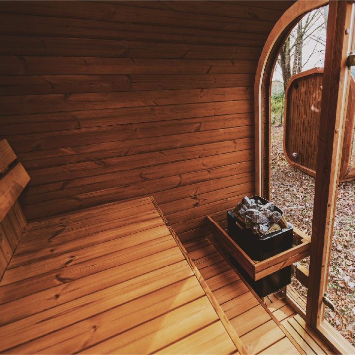 Mande MW16 ThermoWood Outdoor Sauna - Premium Outdoor Relaxation Experience