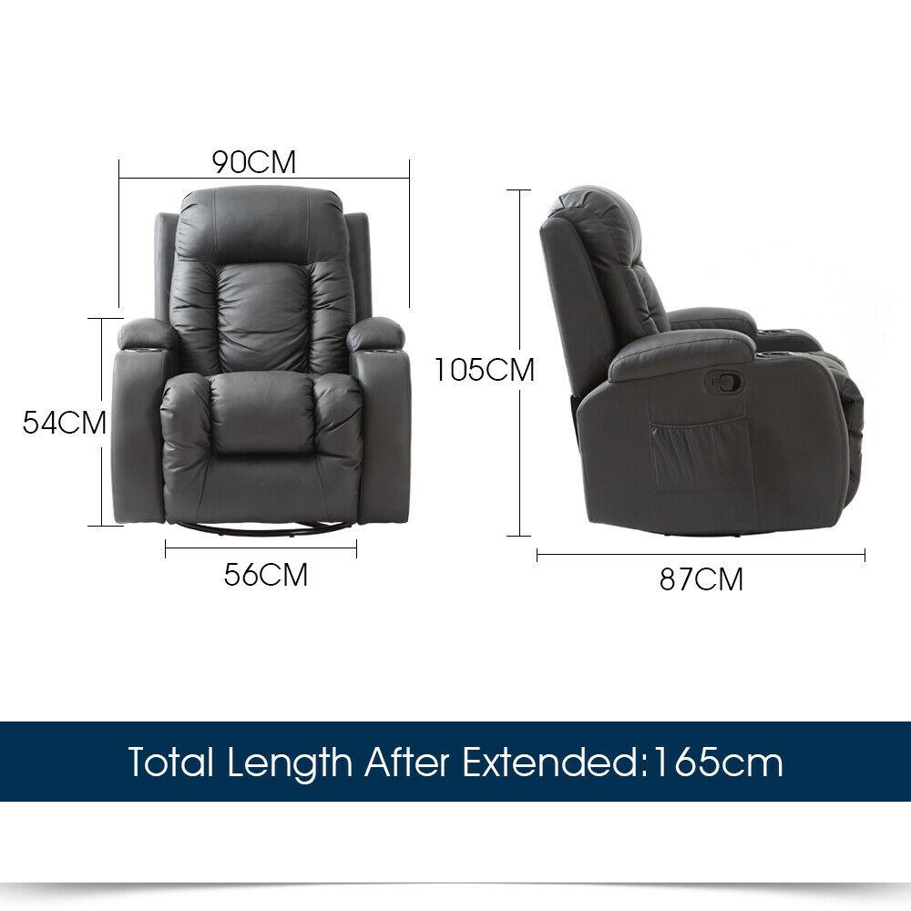 Levede Electric Massage Chair Zero Gravity Chairs Recliner Full Body