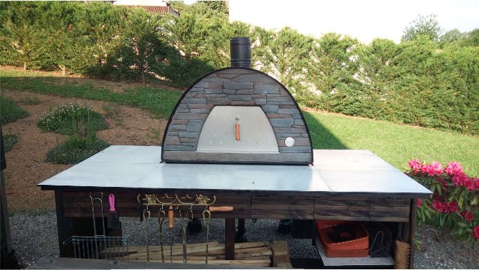 MAXIMUS PRIME LARGE PORTABLE PIZZA OVEN BLACK