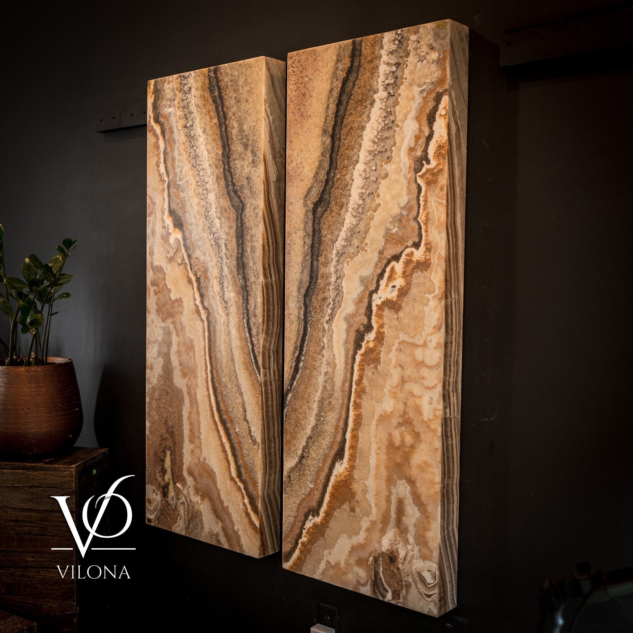 Sahara Onyx Wall Panels (Set #7)