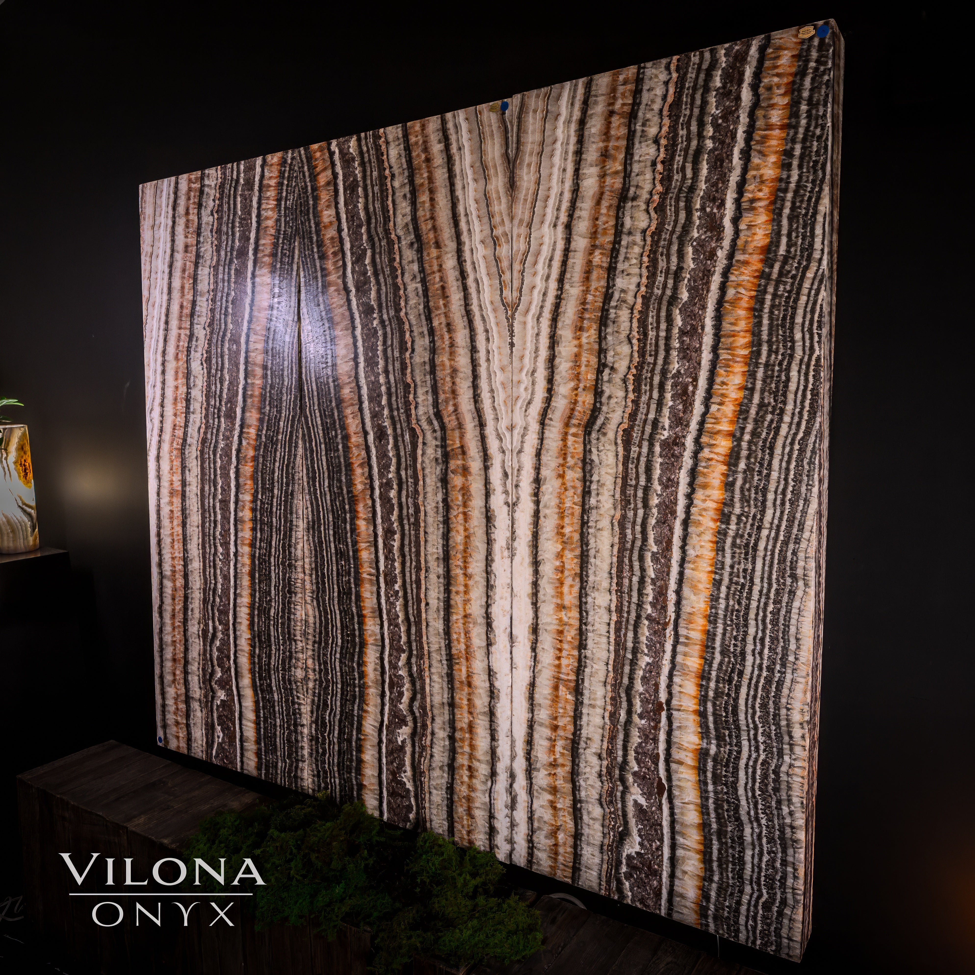 Tangerine Onyx Wall Panels (Set #1)