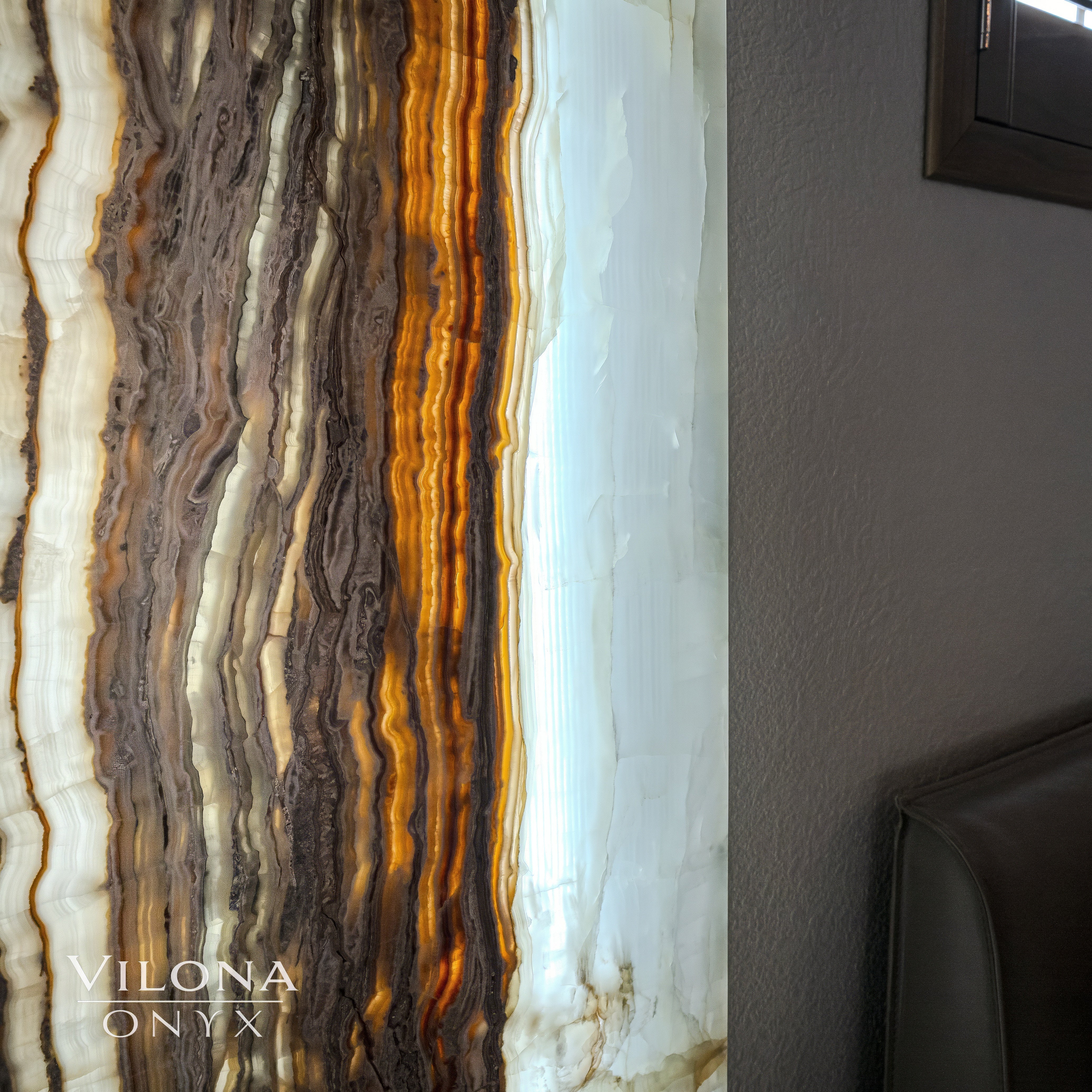 White Ice Onyx Wall Panels (Set #1)