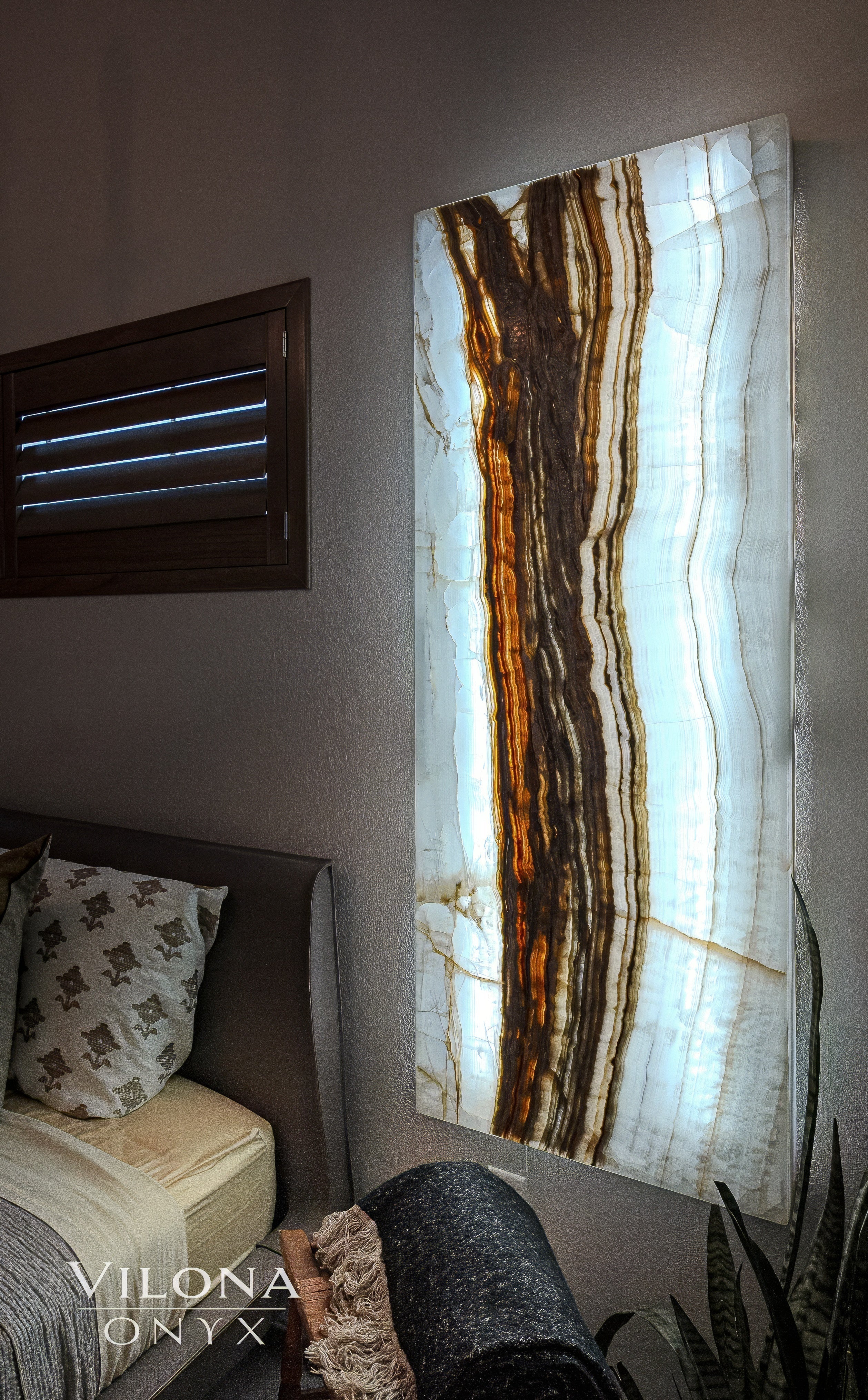 White Ice Onyx Wall Panels (Set #1)