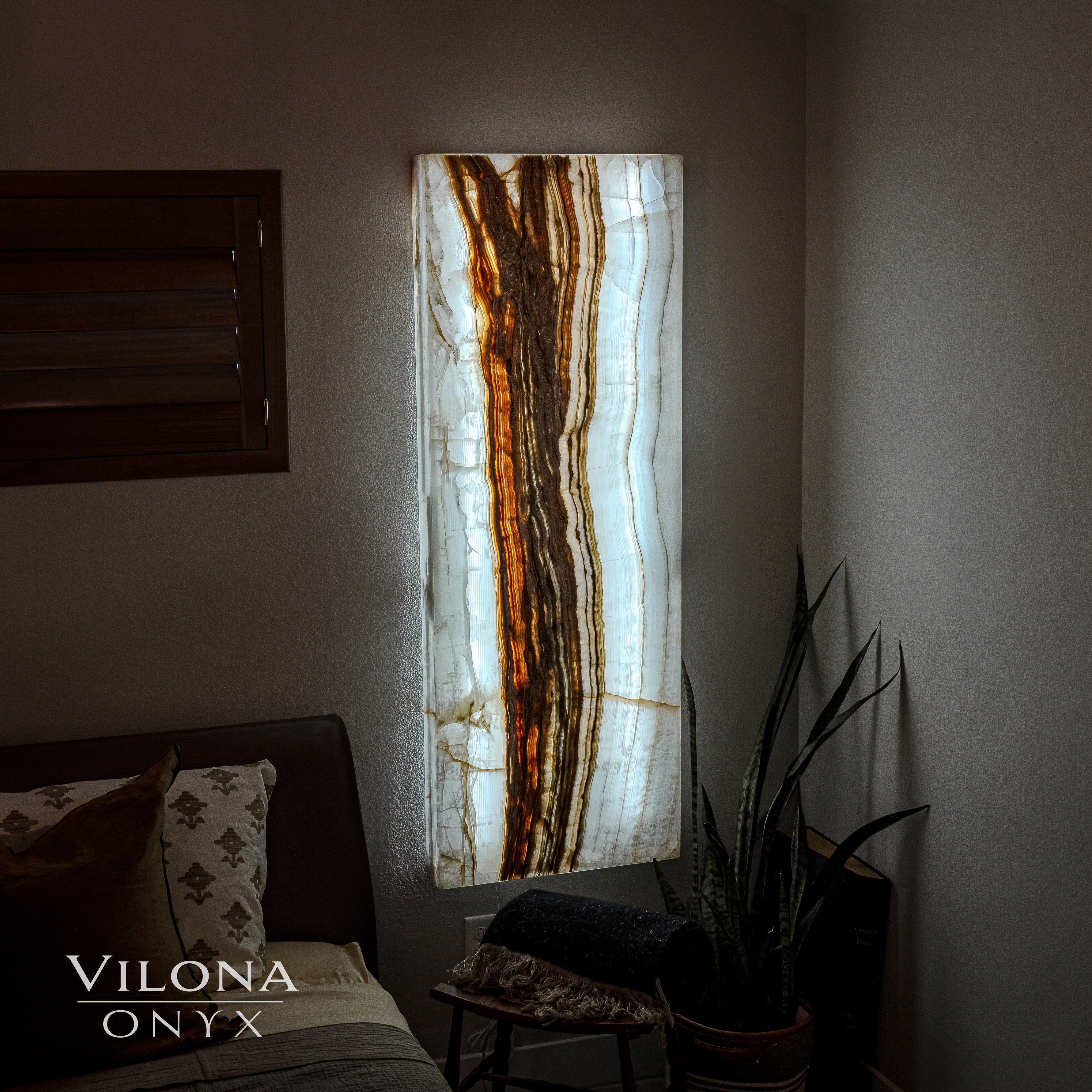 White Ice Onyx Wall Panels (Set #1)