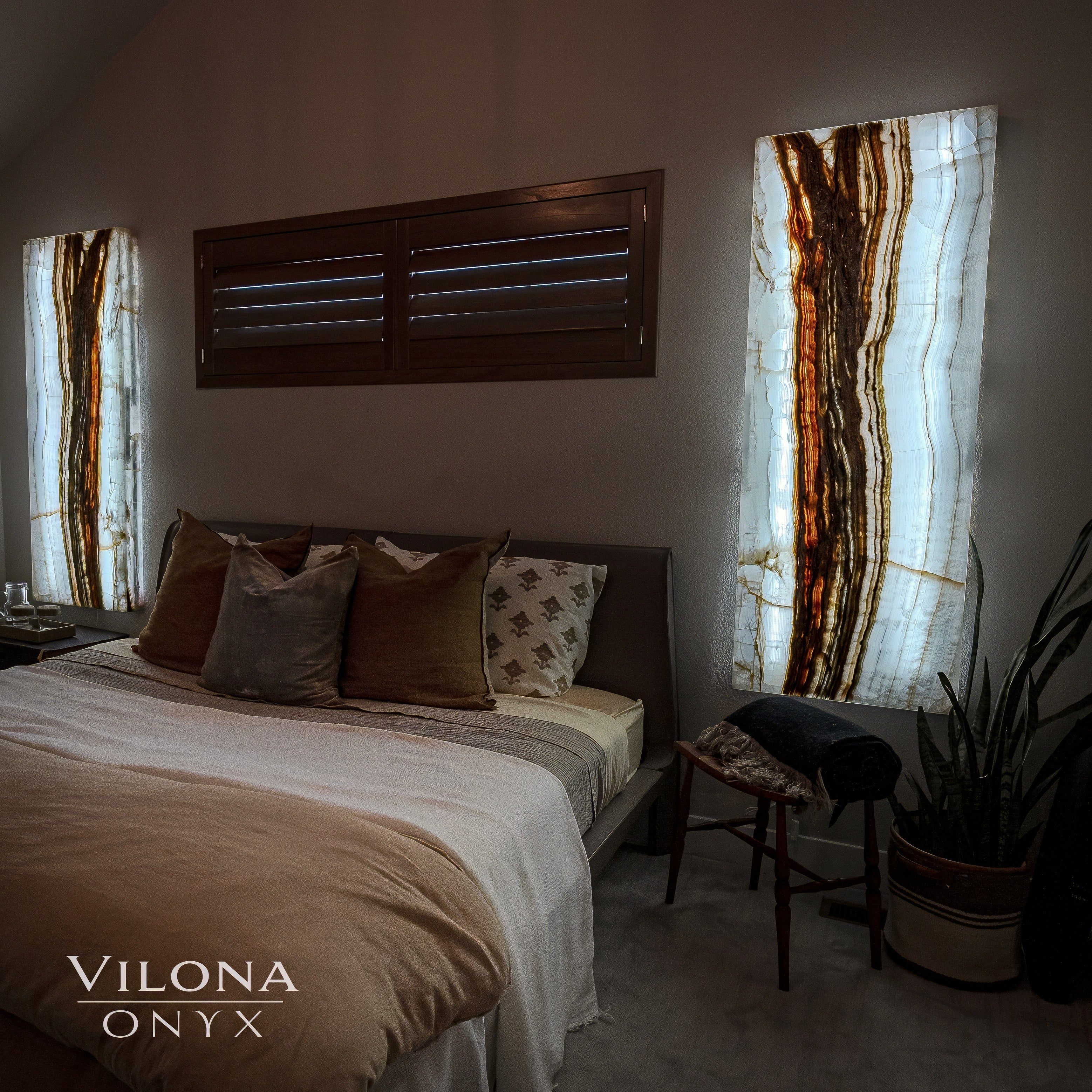 White Ice Onyx Wall Panels (Set #1)